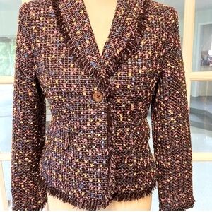 Chadwicks Confetti Tweed Women's Jacket. NWOT